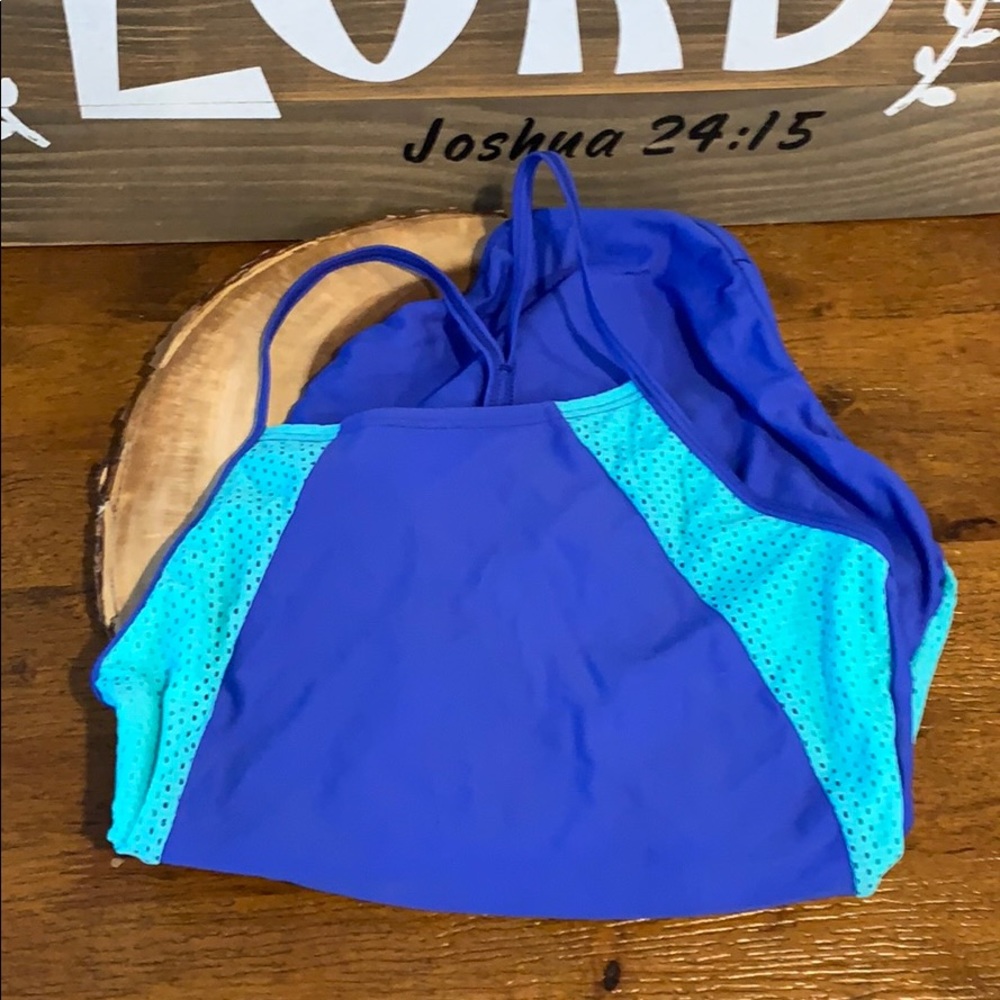 Girls Speedo one piece with anti-ride up